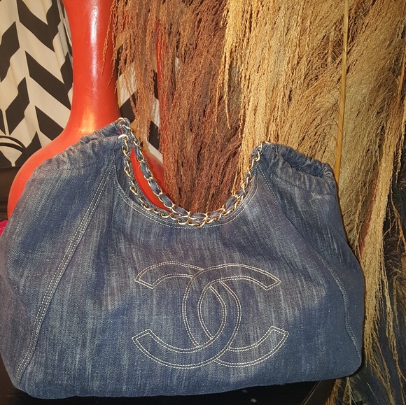 CHANEL Handbags - 🚫SOLD🚫Chanel XL Denim Cabas
